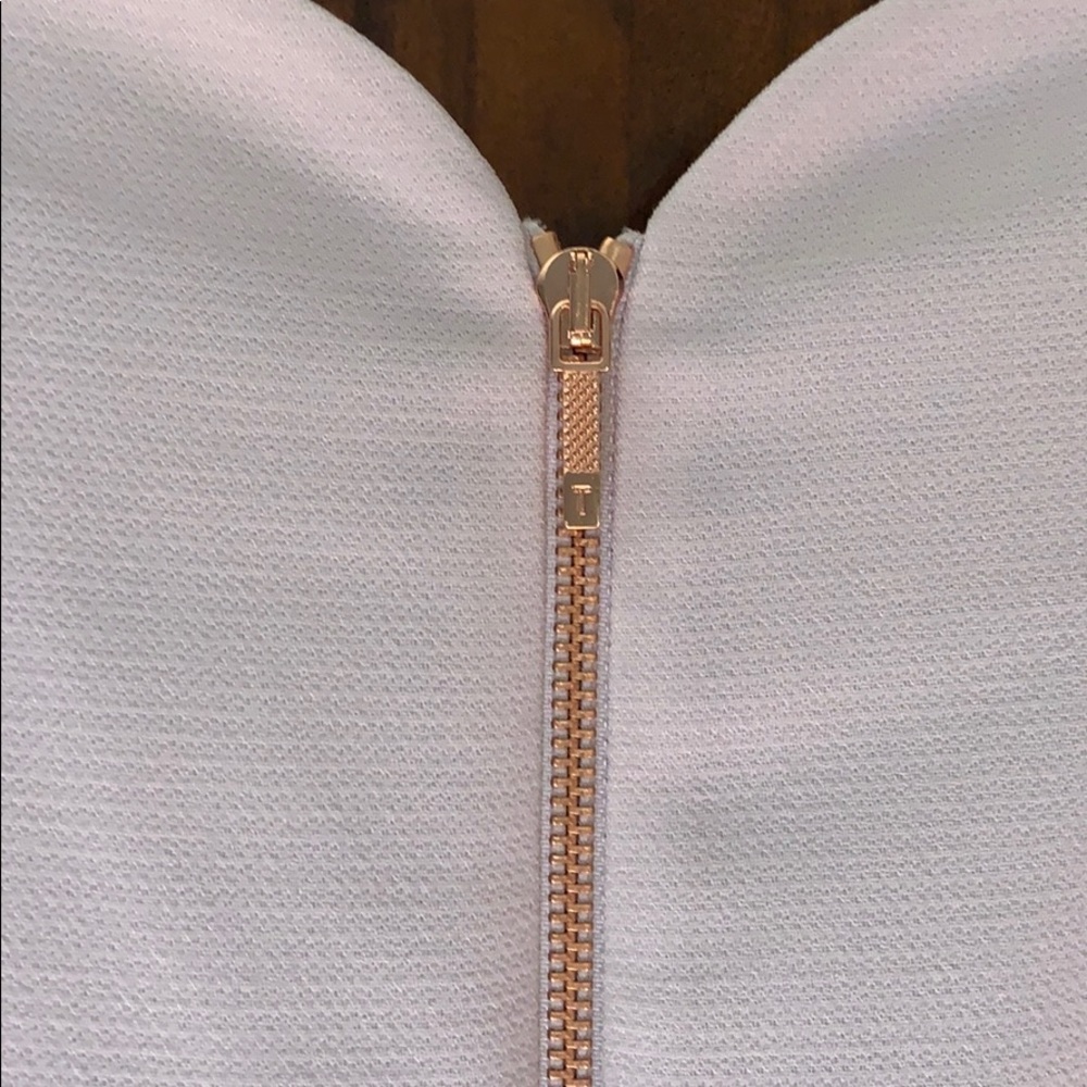 Ted Baker dusty pink scallop dress size L! - Picture 4 of 7